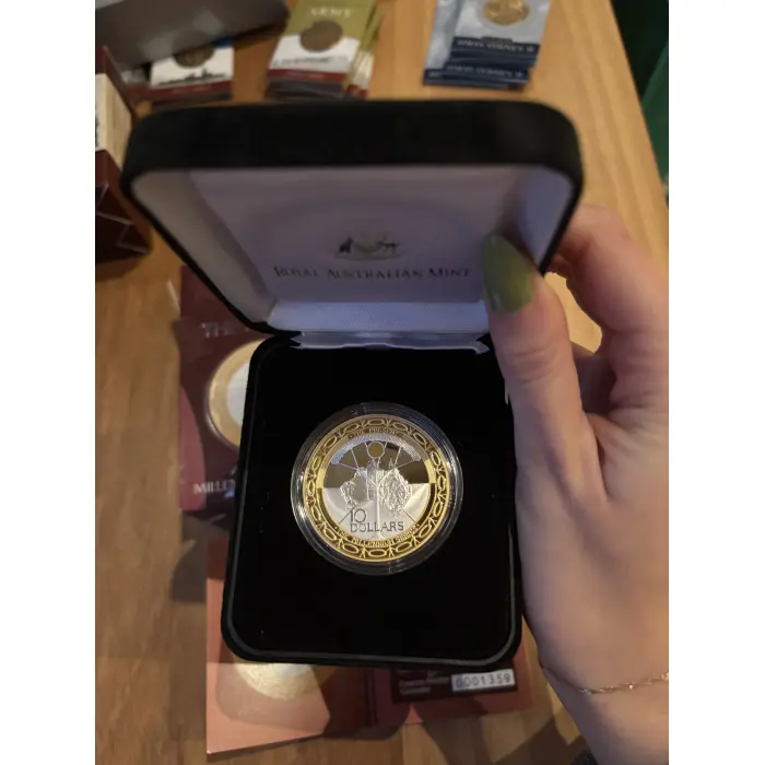 2000 Millennium Coin Series  - 10 Dollar Proof Coin in 1 oz Silver