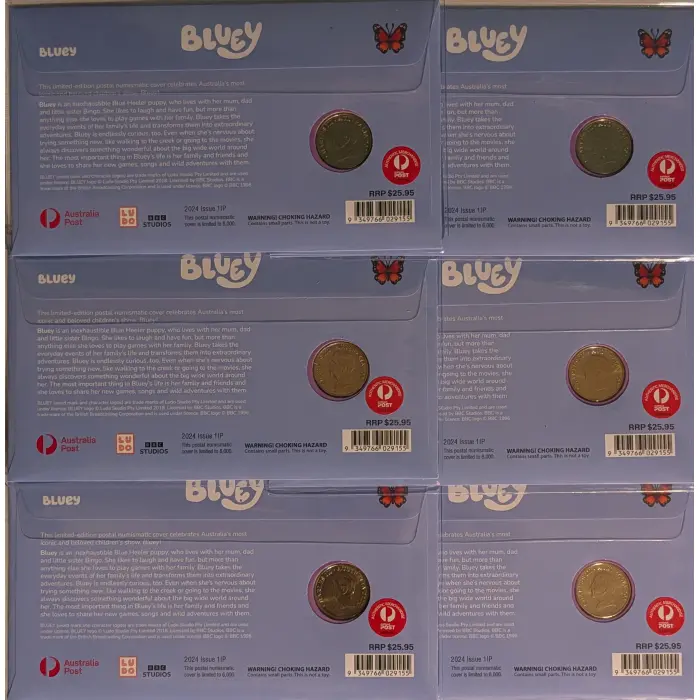 2024 $1 Bluey PNC - Envelope Privy Mark 