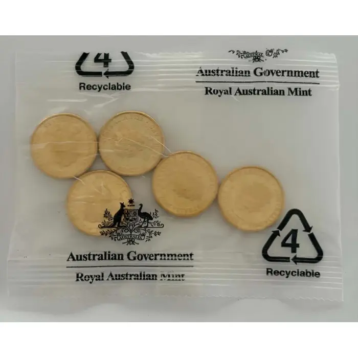 2022 Peacekeeper 75th Anniversary $2 uncirculated 5 coin RAM bag