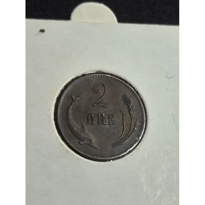 1883 DENMARK 2 ORE