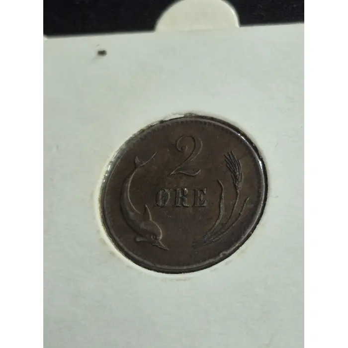 1883 DENMARK 2 ORE