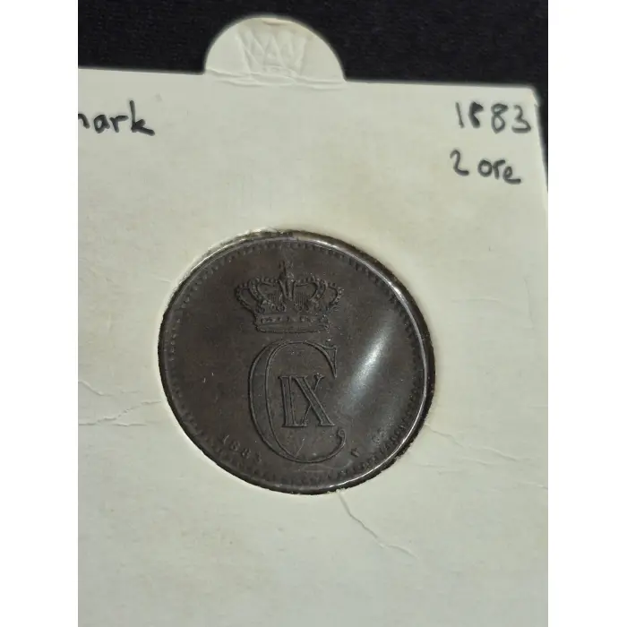 1883 DENMARK 2 ORE