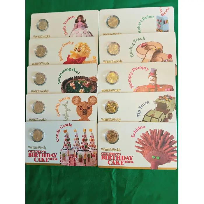 2025 Women's Weekly $1 coins ,set of 10.