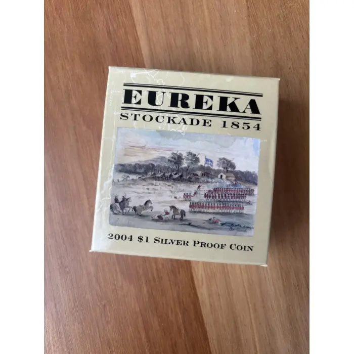 2004 Eureka Stockade $1 Silver Proof Coin 