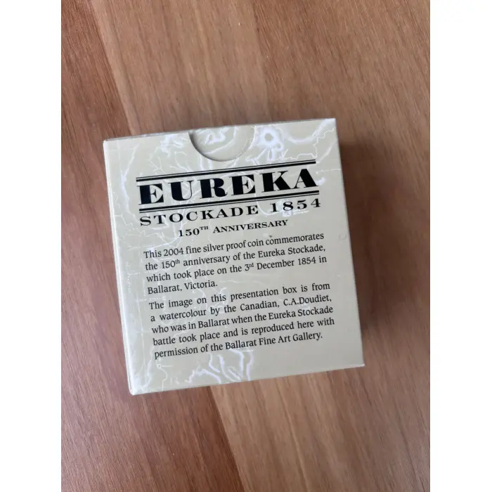 2004 Eureka Stockade $1 Silver Proof Coin 