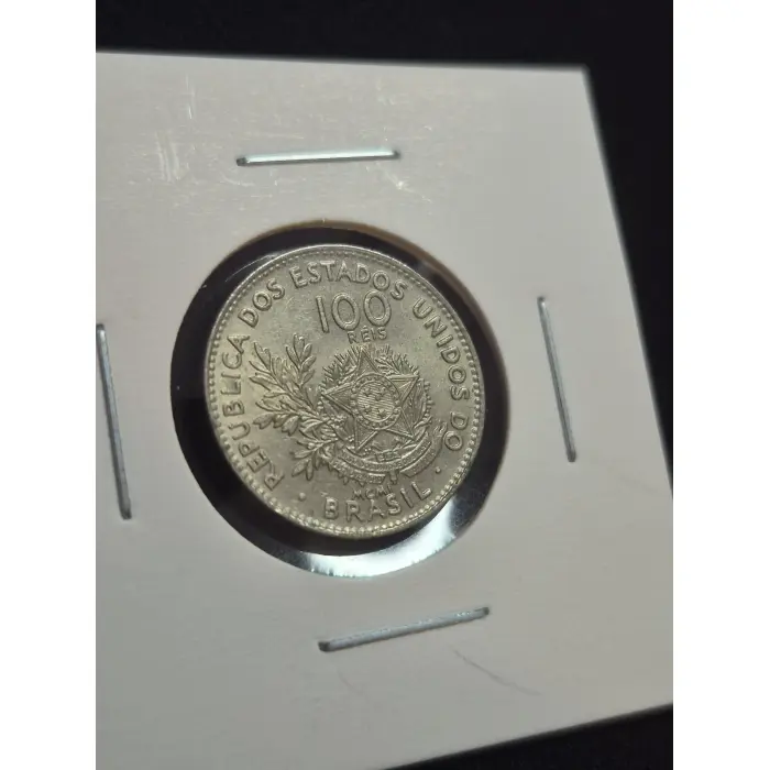 ​1901 Brazil 100 Réis Coin – Republica Dos Estados Unidos Do Brasi