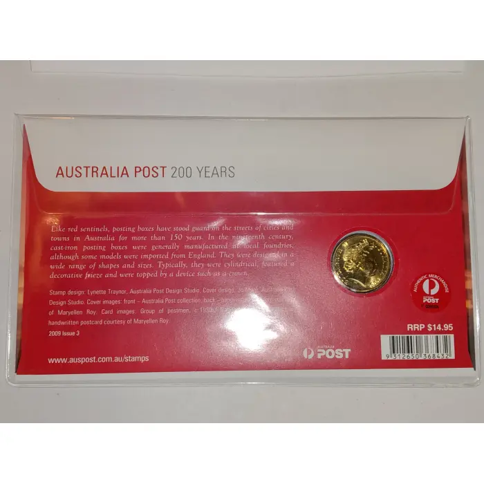 2009 $1 "Australia Post - Celebrating 200 years" PNC