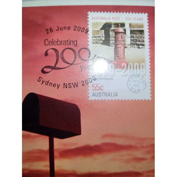 2009 $1 "Australia Post - Celebrating 200 years" PNC