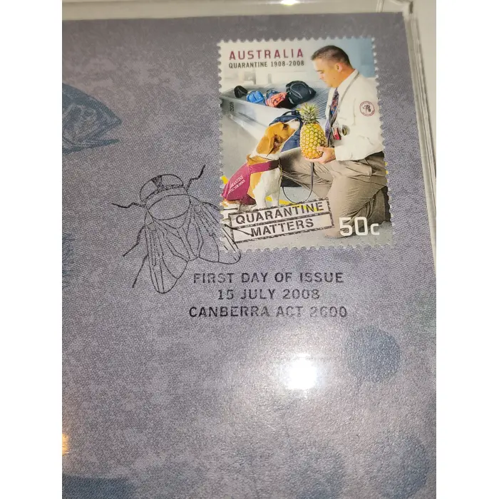 2008 $1 "100 Years of Quarantine" PNC 