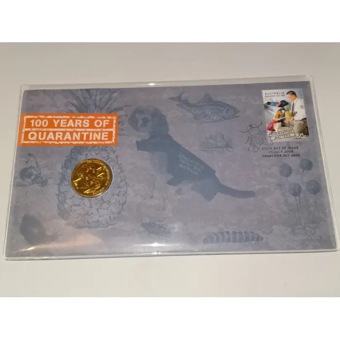 2008 $1 "100 Years of Quarantine" PNC 