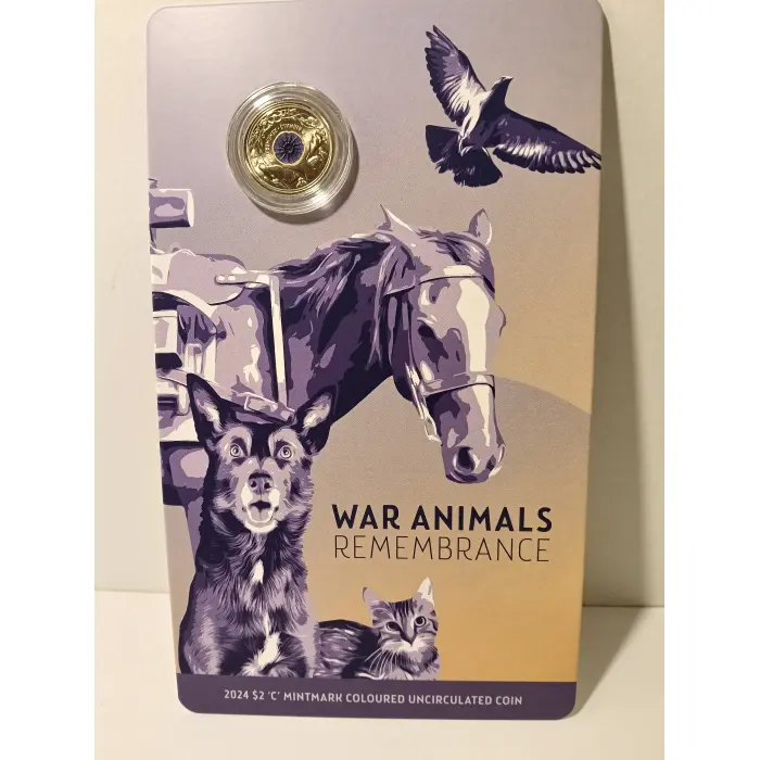 2024 $2 War Animals Remembrance C-Mint Mark