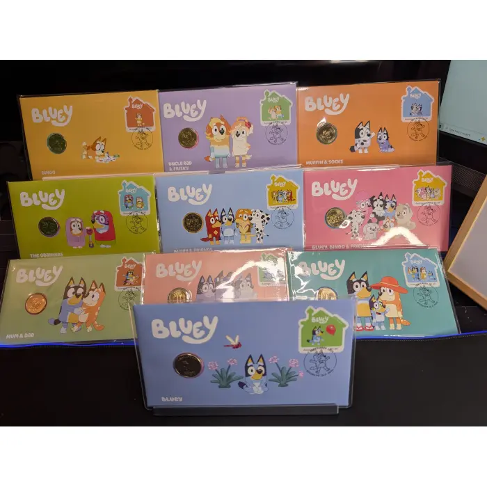 2024 $1 Bluey Limited edition PNCs x10