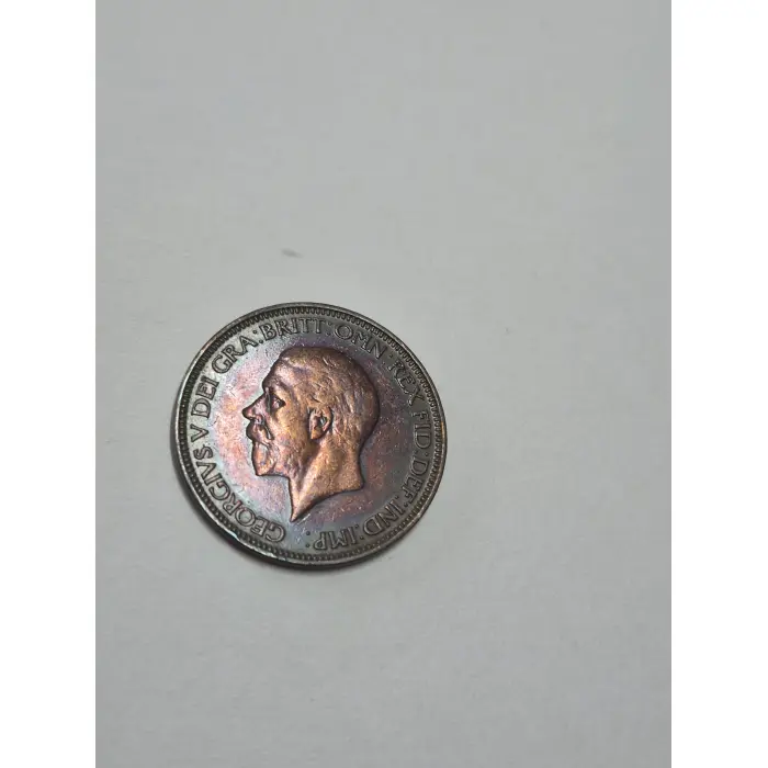 1931 British Half Penny – King George V (Beautiful Natural Toning)