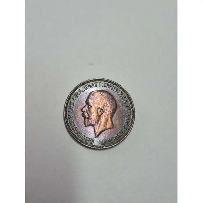 1931 British Half Penny – King George V (Beautiful Natural Toning)