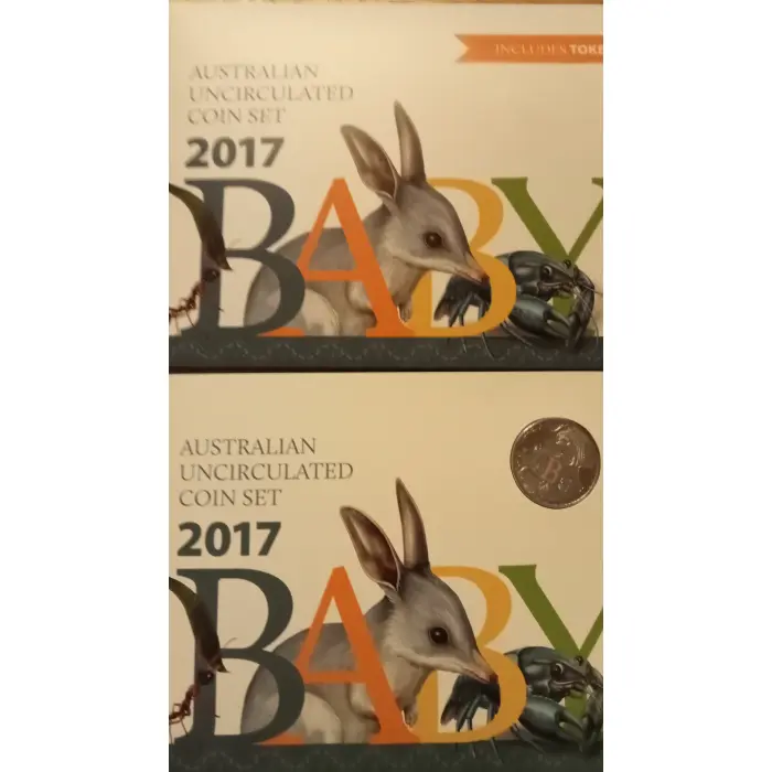 Australian UNC Baby coin set 2017 with Token  