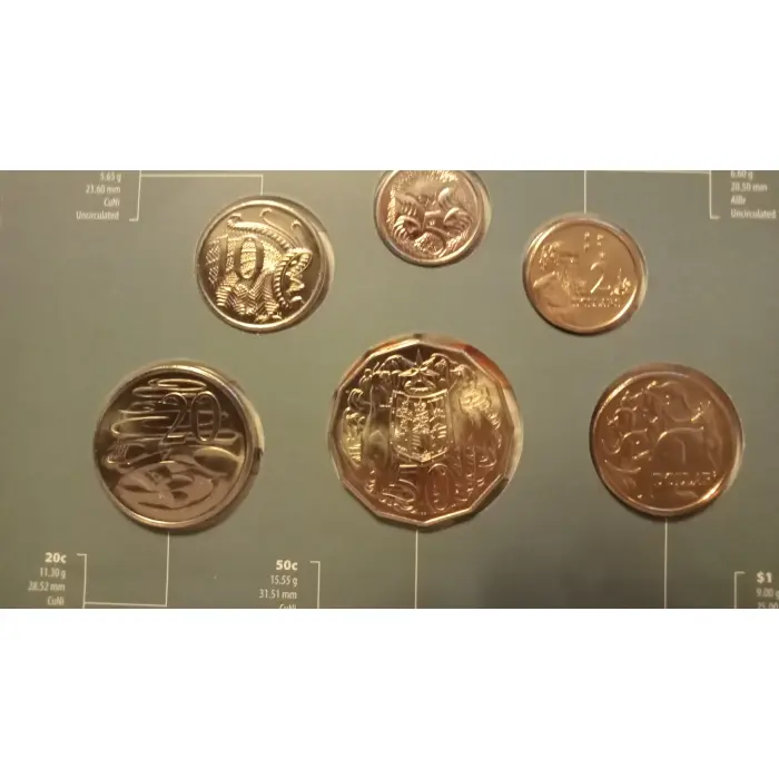 Australian UNC Baby coin set 2017 with Token  