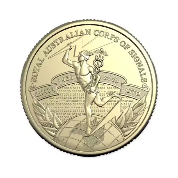 2025 $1 Centenary of Royal Australian Corp of Signals PNC Limited to 6,500