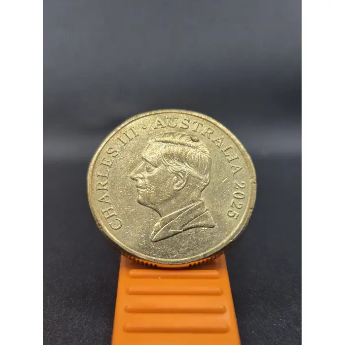 2025 $1 Coin King Charles Mob of Roos  with King Charles Hair Cud