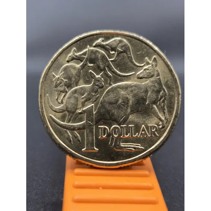 2025 $1 Coin King Charles Mob of Roos  with King Charles Hair Cud