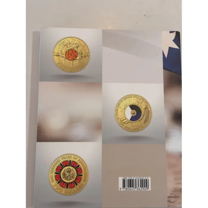 Australian $2 Coin Folder with 7 coins included