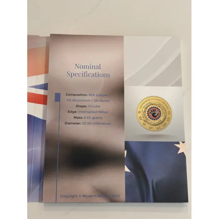 Australian $2 Coin Folder with 7 coins included