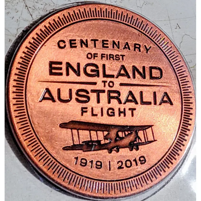 2019 "Centenary of the First England to Australia Flight" Ltd FDC PMC #0733/1919