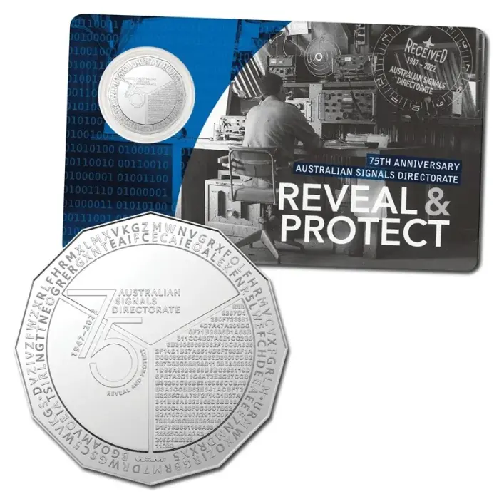 2022 Fifty Cent Australian Signals Directorate 75th Anniversary (50c) Uncirculated Australian Decimal Coin