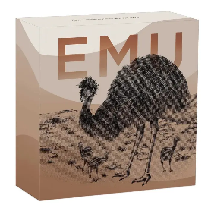 2024 Australian Emu 1oz Silver Coloured coin royal australian mint Ballot coin limited 1 of 2500