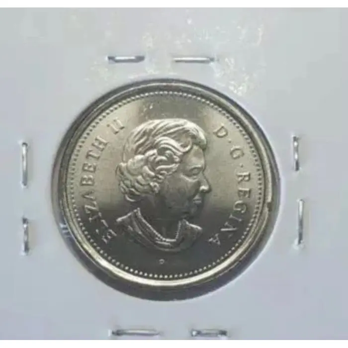 X2  2004 Canadian 25c Poppy Coin -Worlds First Coloured Circulating Coin 