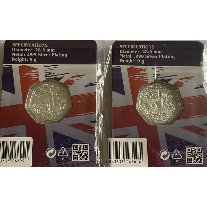 THE GREATEST BRITONS - HORATIO NELSON & WINSTON CHURCHILL COMMEMORATIVES