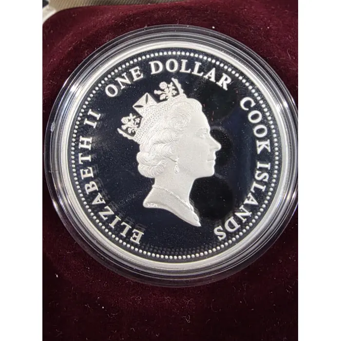 1oz silver proof 2005 Perth mint pope John Paul II box and COA