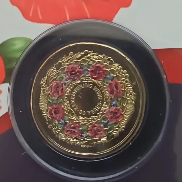 2025 poppy wreath $2 uncirculated carded