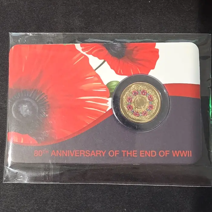 2025 poppy wreath $2 uncirculated carded
