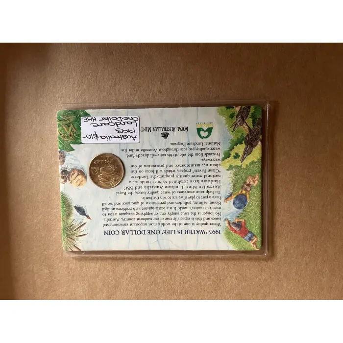 Australia 1993 Landcare One Dollar Coin in Royal Australian Mint