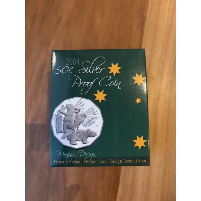 2004 Primary School Coin Design 50c Silver Proof Coin 