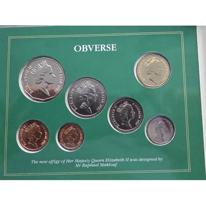 1985 RAM 7 coin uncirculated mint set Amazing condition