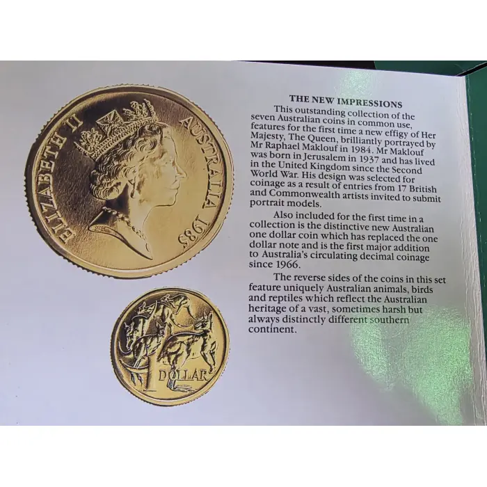 1985 RAM 7 coin uncirculated mint set Amazing condition