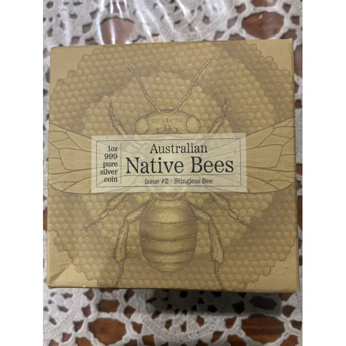 2026 AUSTRALIAN NATIVE BEES 1 oz SILVER COIN  “STINGLESS BEE” ISSUE #2