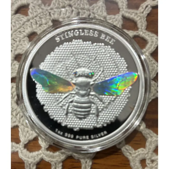 2026 AUSTRALIAN NATIVE BEES 1 oz SILVER COIN  “STINGLESS BEE” ISSUE #2