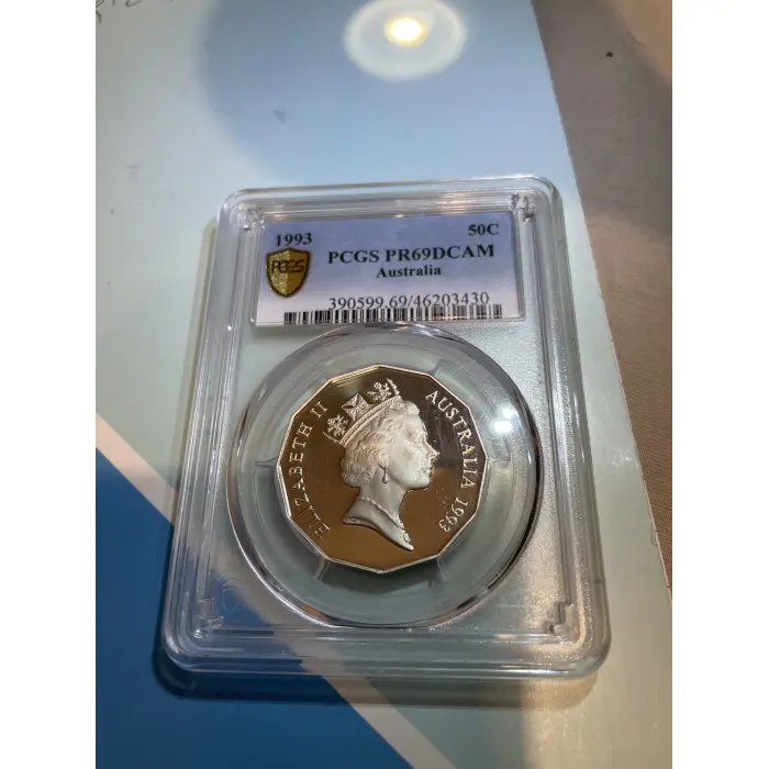 1993 uncirculated 50 Cent coin