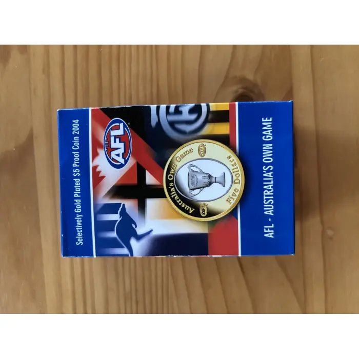 Selectively Plated AFL $5 Proof Coin