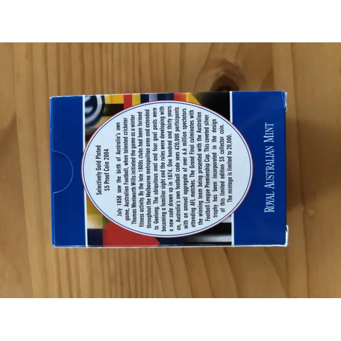 Selectively Plated AFL $5 Proof Coin