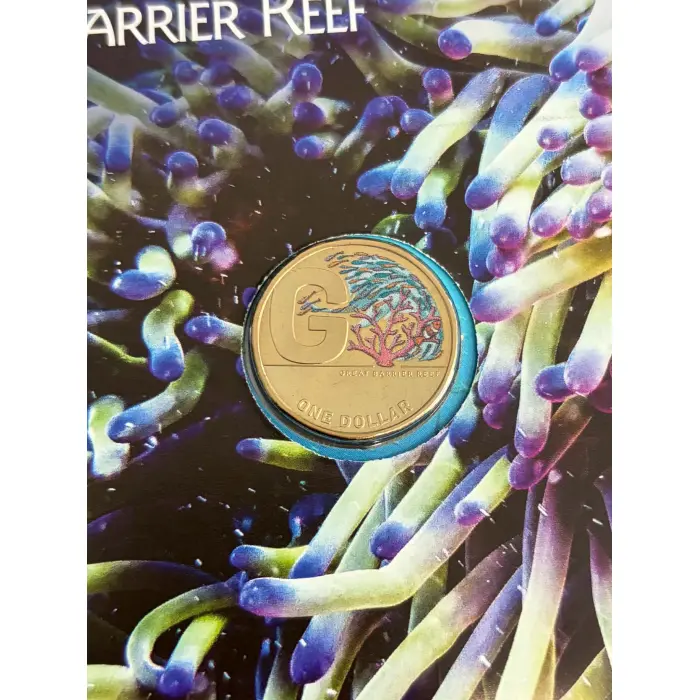 2021 $1 Great Barrier Reef Coloured PNC