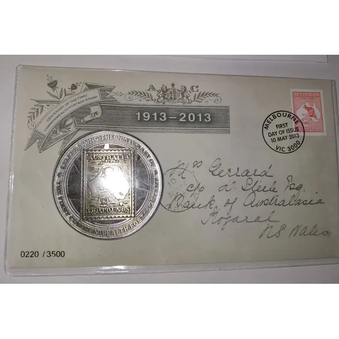 2013 "Centenary of First Commonwealth Postage Stamp" PMC 0220/3500