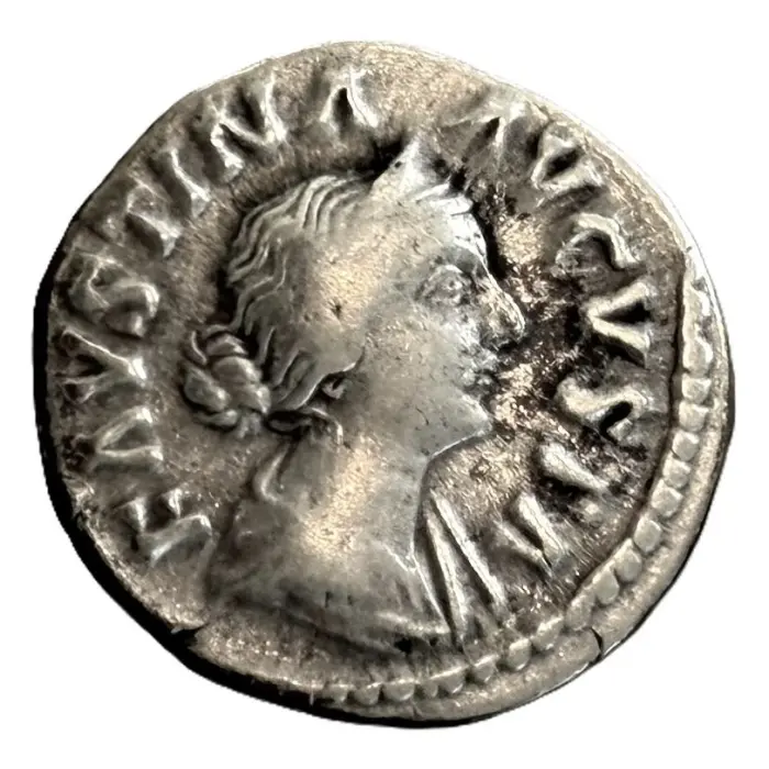 ROMAN Faustina Junior (175 AD) denarius (S5260) VF