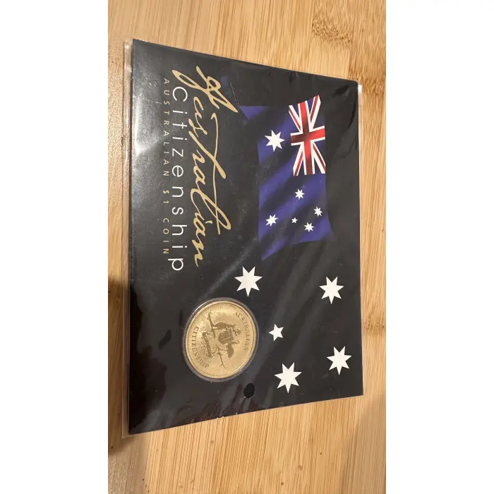 2022 Australian Citizenship Uncirculated Perth Mint Coin on unopened card