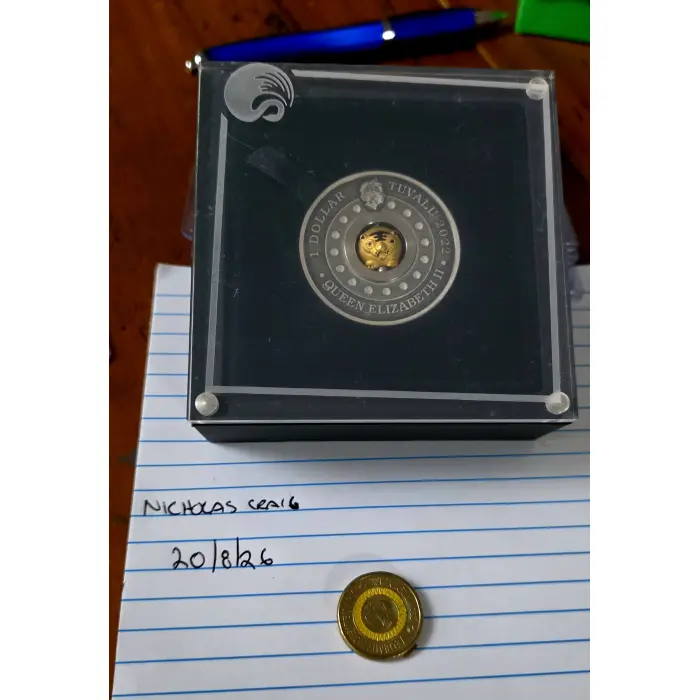YEAR OF THE TIGER  ROTATING COIN 