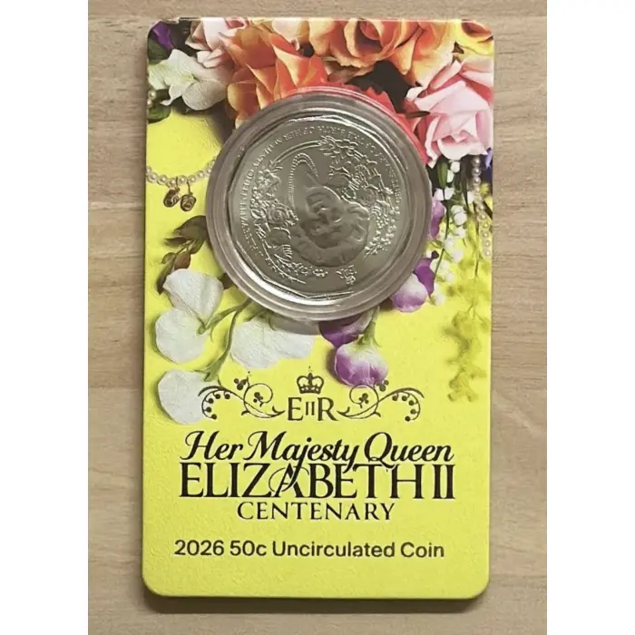 2026  50c Queen Elizebeth Centenary of Birth 