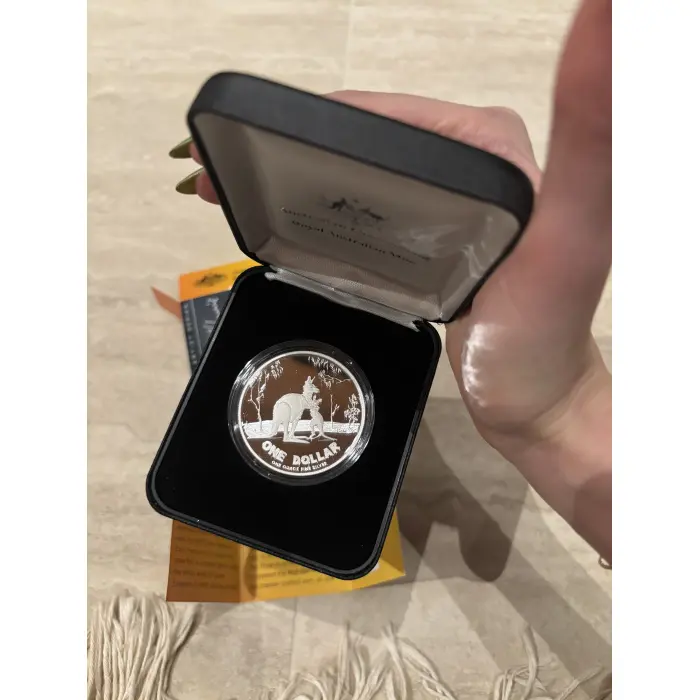 2007 $1 Silver Kangaroo Proof Coin