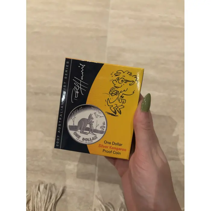 2007 $1 Silver Kangaroo Proof Coin